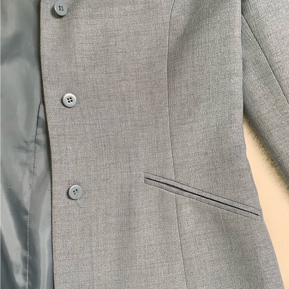 Light Blue Le Suit PETITE Two-Piece Suit - Picture 7 of 7